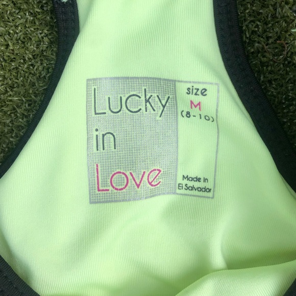 🎾Lucky In Love Neon Tennis Tank Top🎾 - Picture 5 of 8